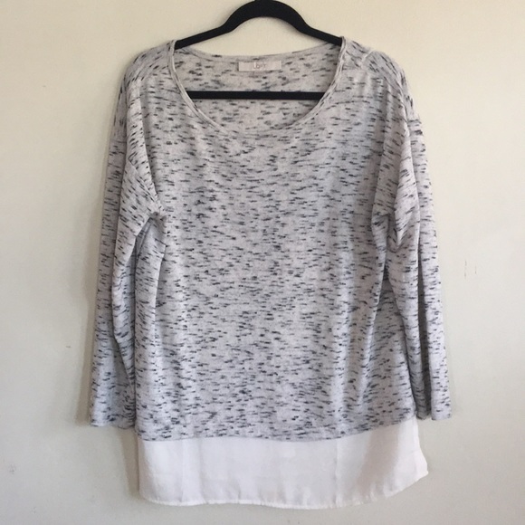 LOFT Sweaters - LOFT Mixed Media Sweater